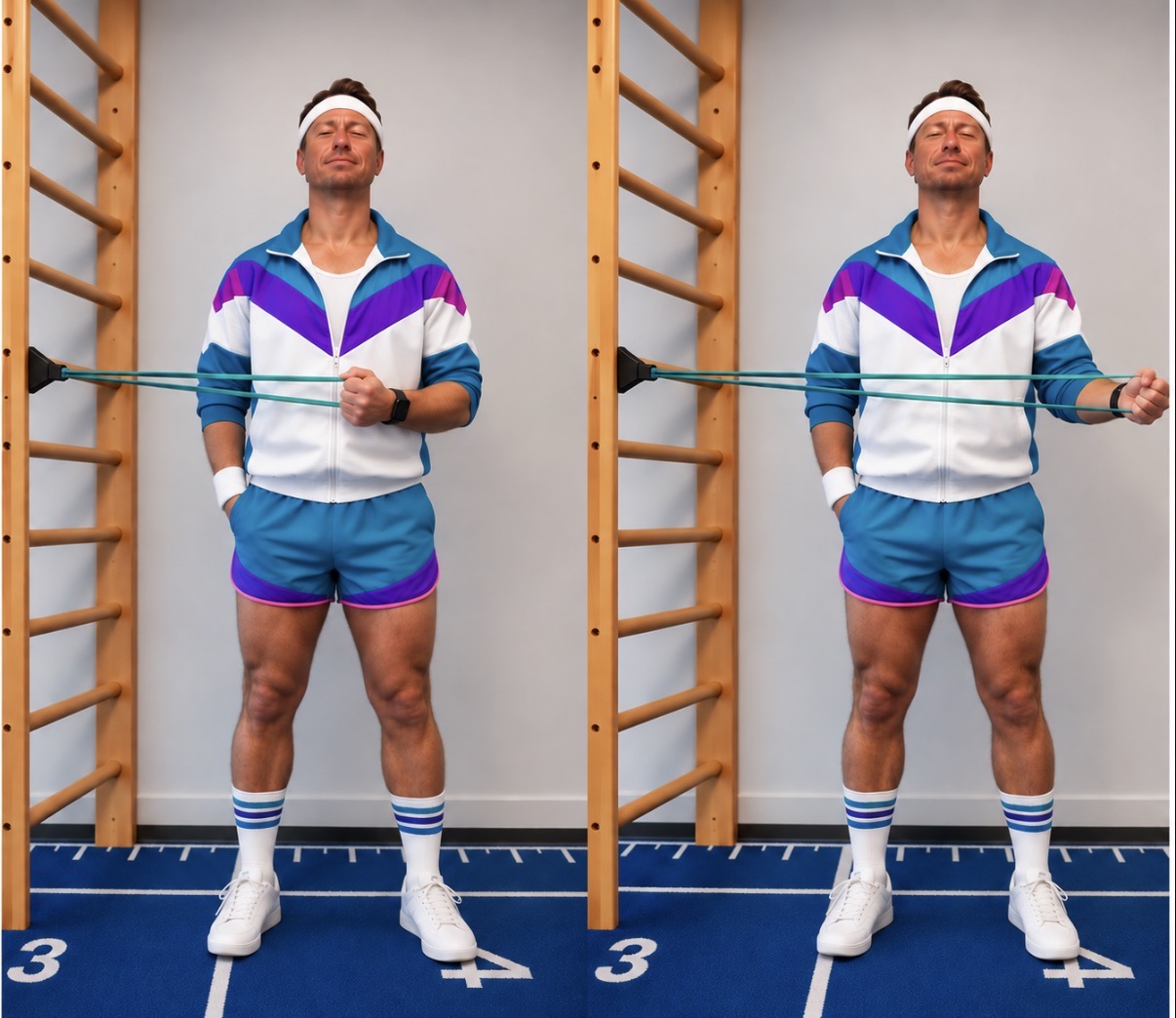 Rotation Externe avec Élastique