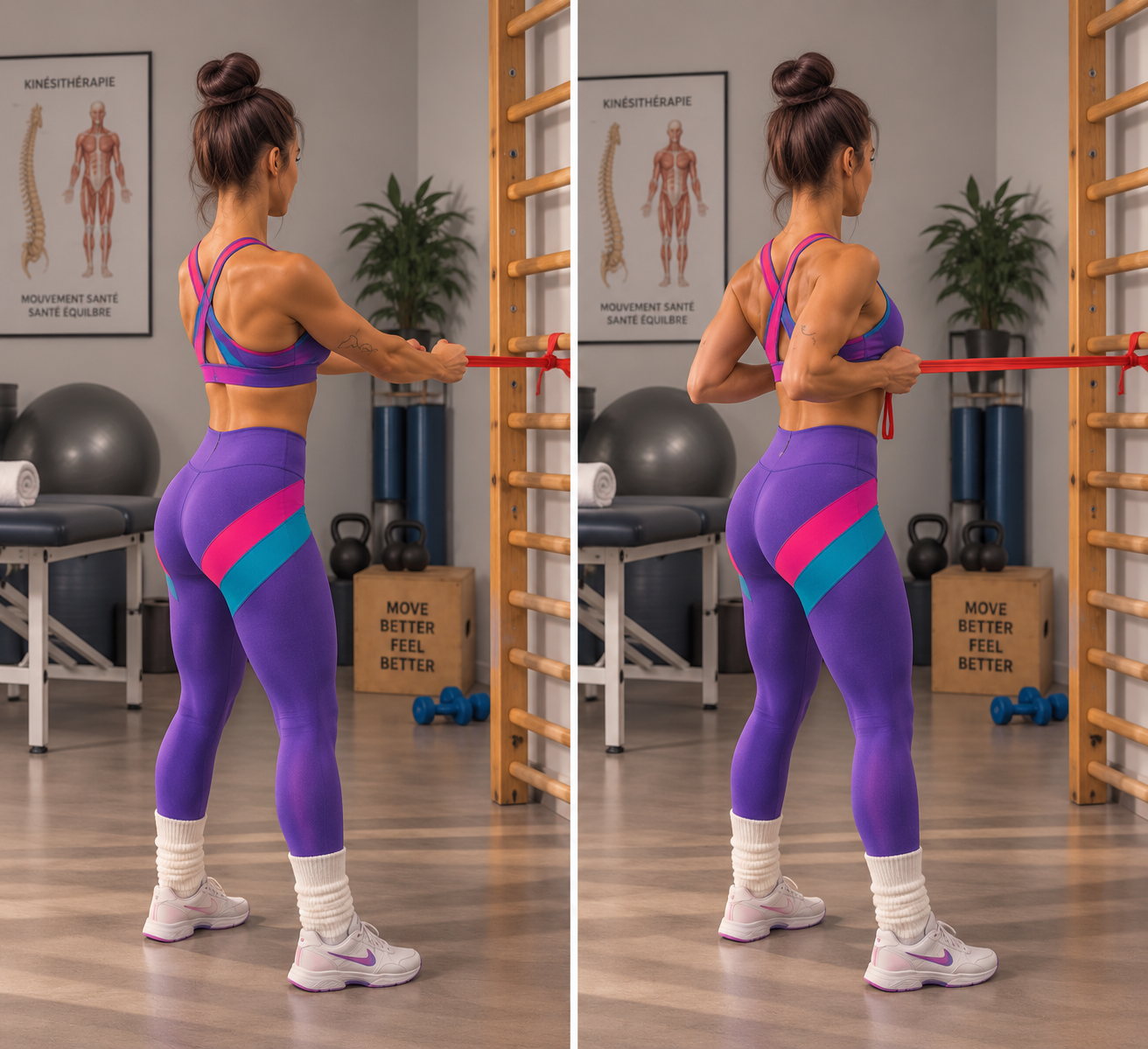 Tirage Horizontal avec Élastique