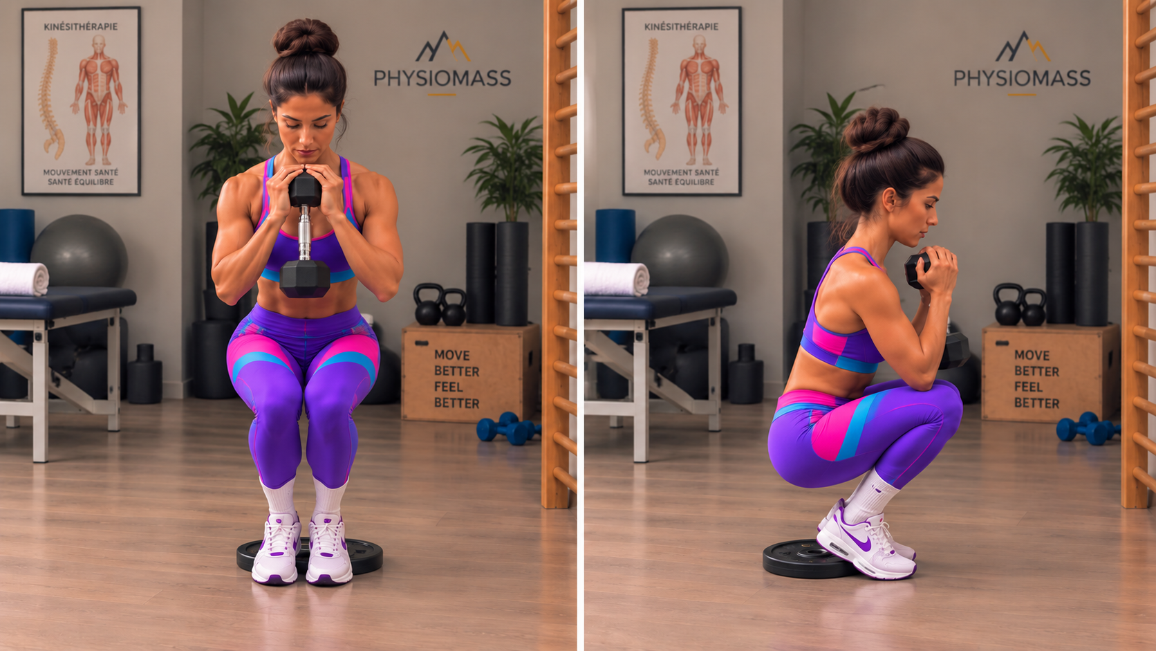 Squat pieds serrés